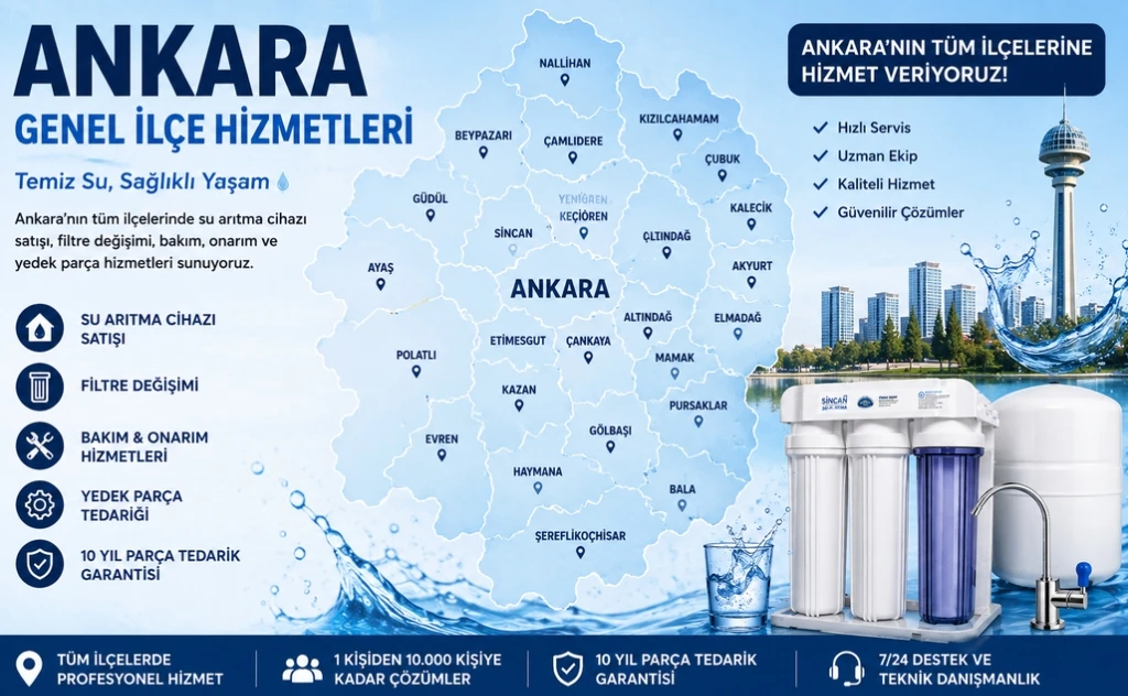 Eryaman Su Arıtma - Sincan Su Arıtma