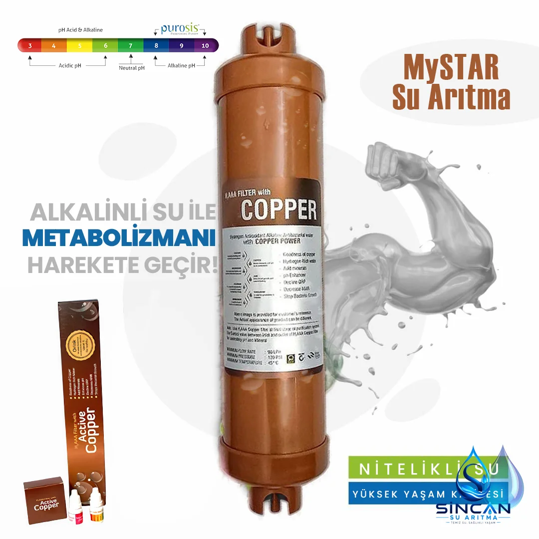 Aktif Bakır B12 Filtre - Sincan Su Arıtma Cihazı